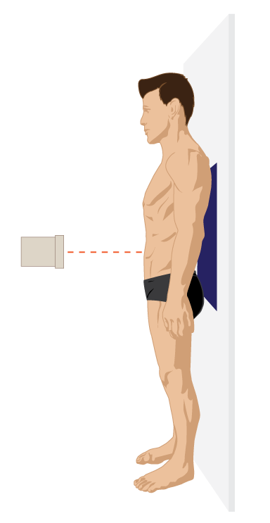 Figure 5.9 Upright Positioning for Abdomen x-ray.png