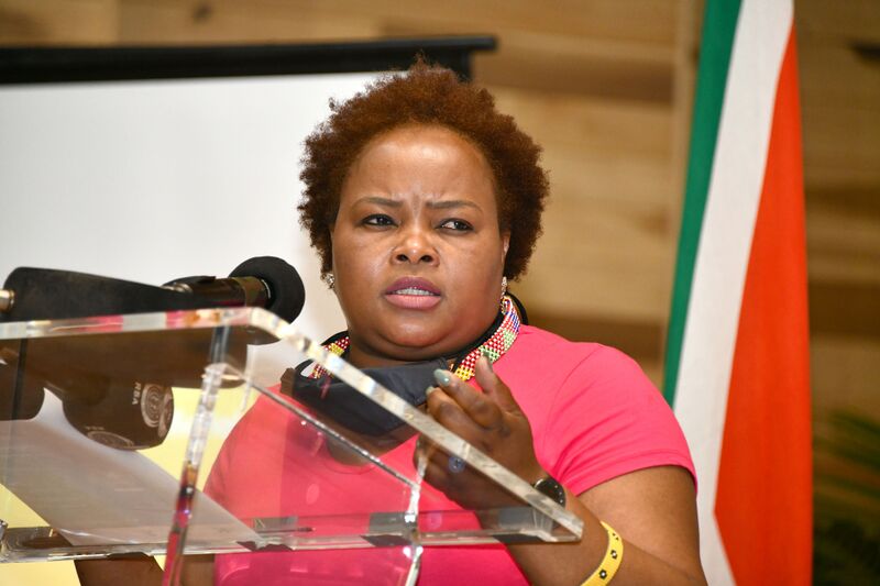 File:Deputy Minister in the Presidency, Ms Thembi Siweya, today launched the Presidential Hotline Khawuleza Mobile APP and USSD code (GovernmentZA 50400325682).jpg