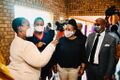 Deputy Minister Thembi Siweya visits St. Rita Hospital for frontline monitoring of the rollout of the vaccination programme, 23 Mar 2021 (GovernmentZA 51068032156).jpg