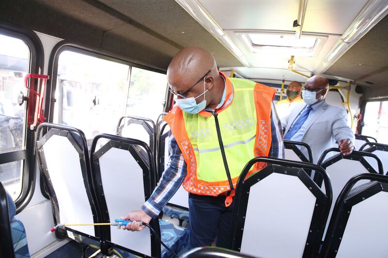 File:Acting MEC Kwazi Mshengu inspects compliance by learner transport operators in Port Shepstone, KwaZulu-Natal (GovernmentZA 50924665893).jpg