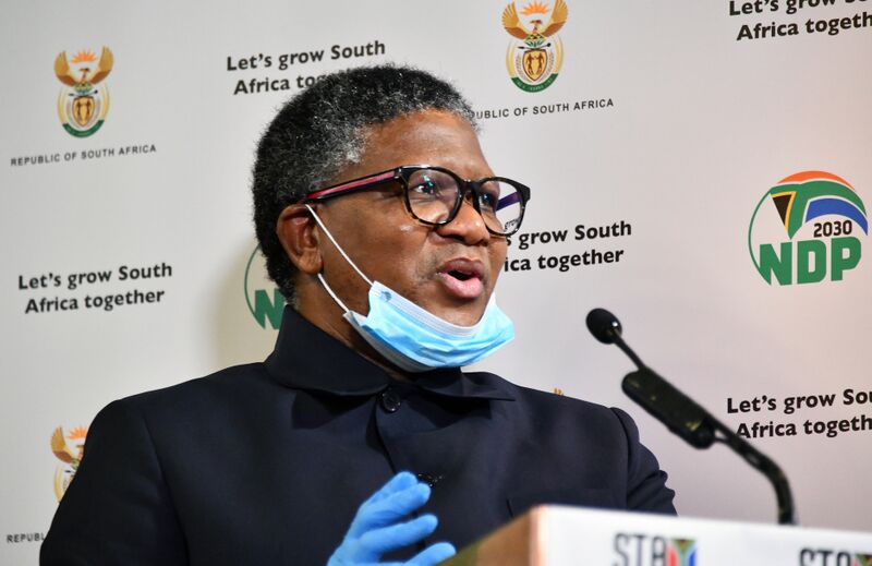File:Minister Fikile Mbalula briefs media on COVID-19 level 3 lockdown Transport regulations and directives (GovernmentZA 49959350532).jpg