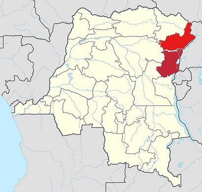 Map North Kivu and Ituri Democratic Republic of Congo (or published article)Attribution-ShareAlike 2.5 Generic (CC BY-SA 2.5)