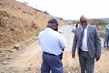 MEC Bheki Ntuli assesses damage to R33 in Pomeroy, KwaZulu-Natal (GovernmentZA 50381551473).jpg