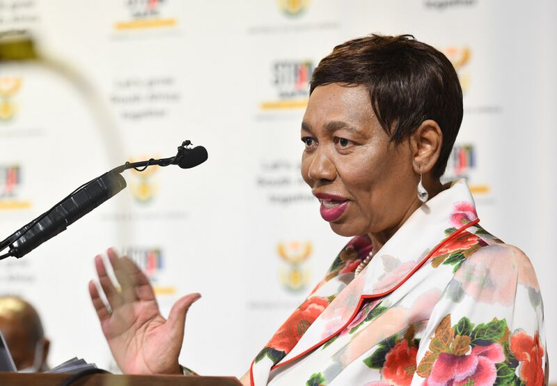 File:Minister Angie Motshekga briefs media on the state of readiness for opening of schools, 14 February 2021 (GovernmentZA 50944674443).jpg