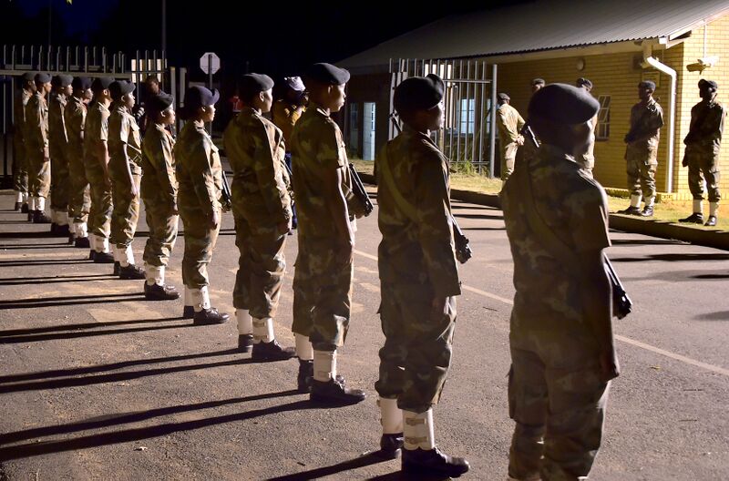 File:Commander in Chief of the Armed Forces His Excellency President Cyril Ramaphosa delivers well wishes to the South African Armed Forces ahead of the national lockdown, 26 Mar 2020 (GovernmentZA 49704452092).jpg