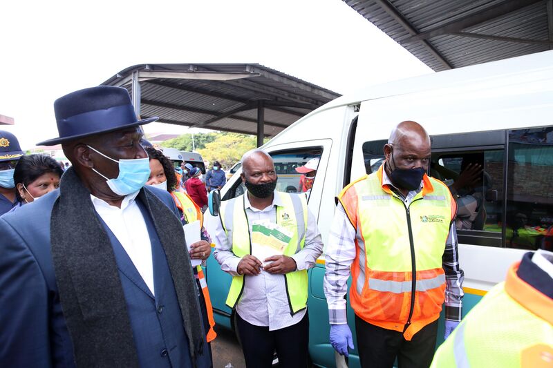 File:Minister Bheki Cele, Premier Sihle Zikalala and Members of the Executive Council launches integrated plan to curb the spread of Covid-19 pandemic in ILembe (GovernmentZA 49959360487).jpg
