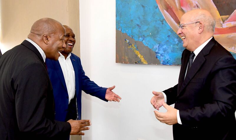 File:Bilateral meeting with Portuguese Foreign Minister on the margins of the International Conference on Population and Development Summit, 13 November 2019 (GovernmentZA 49062442208).jpg