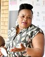 Deputy Minister Thembi Siweya assesses impact of -COVID19 towards climate change resilient recovery in Kroonstad (GovernmentZA 50278165822).jpg