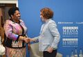 Deputy Minister Candith Mashego-Dlamini meets with Canadian Deputy Minister Marta Morgan (GovernmentZA 48263110466).jpg
