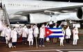 Cuban Health Specialists arriving in South Africa to curb the spread of COVID-19 (GovernmentZA 49828894972).jpg