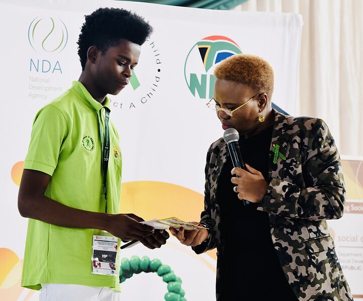 File:Social Development Minister Lindiwe Zulu addresses the 2019 National Child Protection Week Campaign launch (GovernmentZA 47991891293).jpg