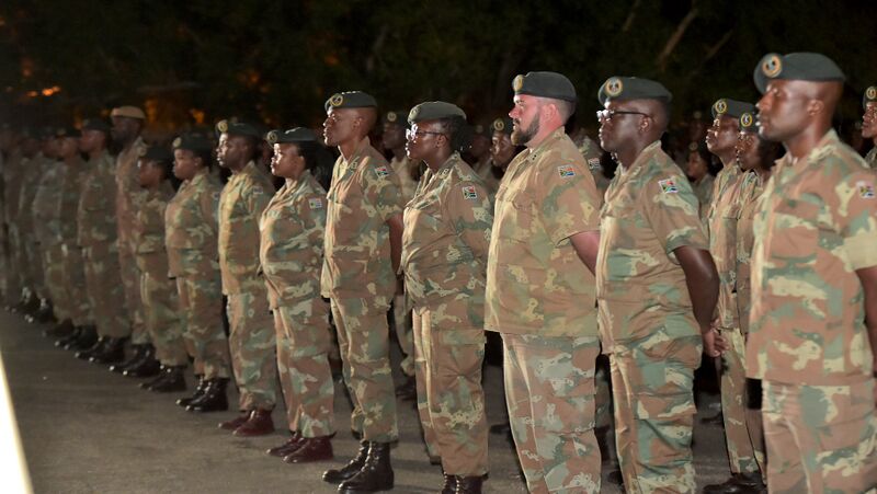 File:Commander in Chief of the Armed Forces His Excellency President Cyril Ramaphosa delivers well wishes to the South African Armed Forces ahead of the national lockdown, 26 Mar 2020 (GovernmentZA 49704451152).jpg