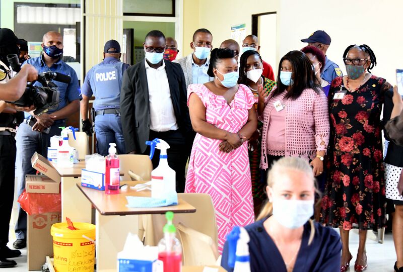 File:Deputy Minister Thembi Siweya conducts frontline monitoring visit at Aurum Research Institute and Klerksdorp Tertiary Hospital (GovernmentZA 51021932957).jpg