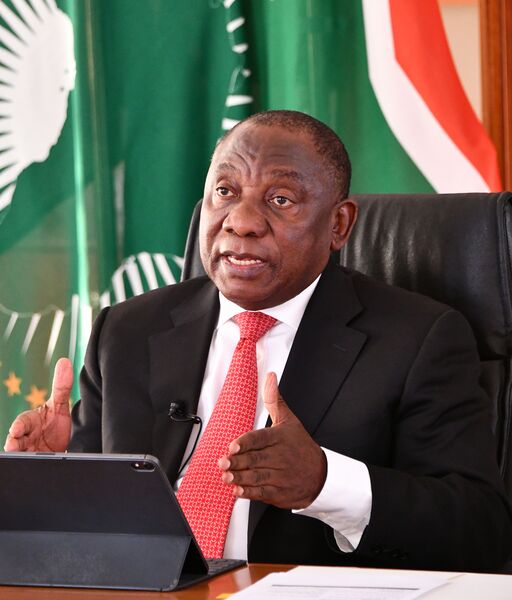File:President Cyril Ramaphosa convenes virtual meeting of AU Bureau of the Assembly of Heads of State and Government, 21 July 2020 (GovernmentZA 50139644796).jpg