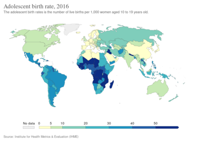 Adolescent birth rate, OWID.svg