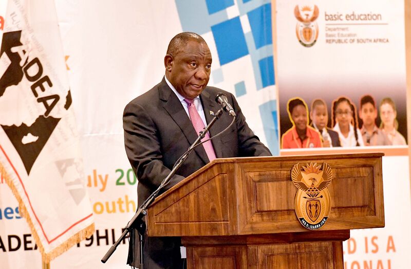 File:President Ramaphosa welcomes African Education Ministers (GovernmentZA 48404104151).jpg