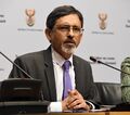 Minister of Trade and Industry Ebrahim Patel briefs media on South African Investment Conference (GovernmentZA 48940291398).jpg