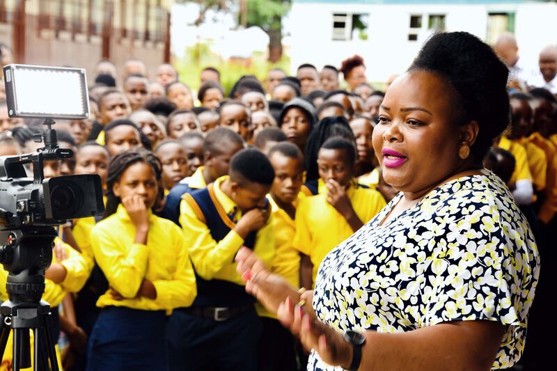 File:Deputy Minister Thembi Siweya donates stationery to various schools in Limpopo (GovernmentZA 49434400152).jpg