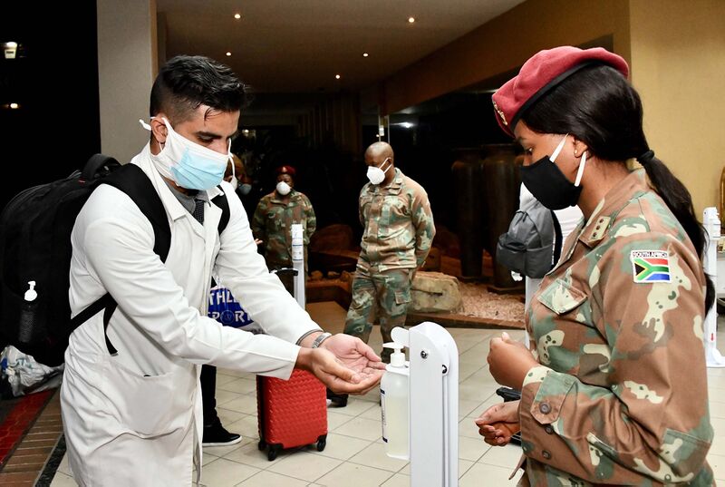 File:Cuban Health Specialists arriving in South Africa to curb the spread of COVID-19 (GovernmentZA 49828048893).jpg