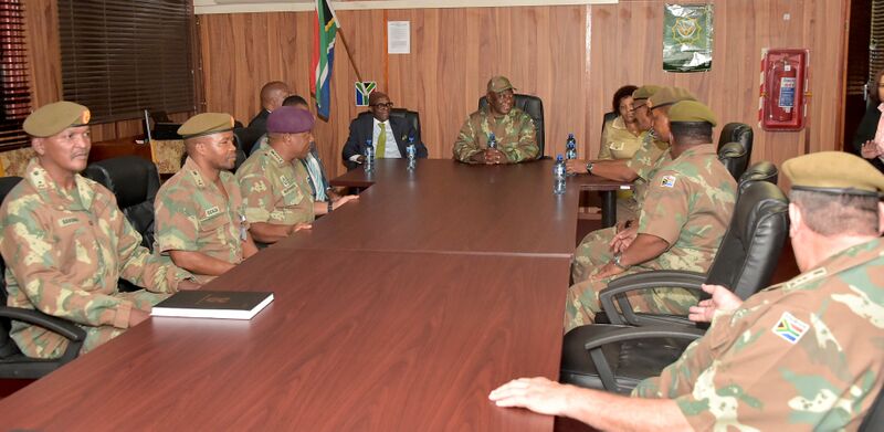 File:Commander in Chief of the Armed Forces His Excellency President Cyril Ramaphosa delivers well wishes to the South African Armed Forces ahead of the national lockdown, 26 Mar 2020 (GovernmentZA 49704451542).jpg